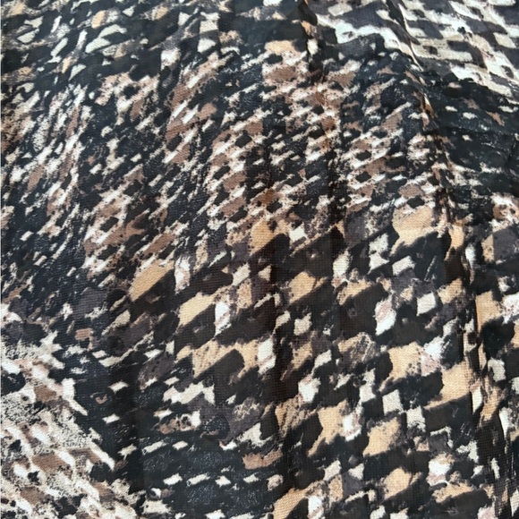 Wallpapher Black and Brown Women's Maxi Skirt Sz Sm - Picture 3 of 7